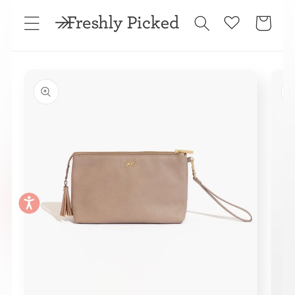 NWT Freshly Picked Fig Classic Clutch
